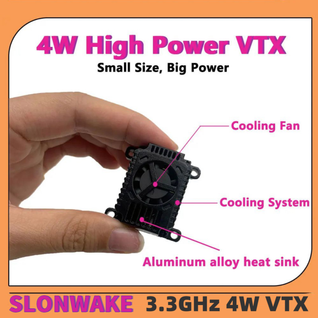 SLONWAKE FPV 3.3G 16CH 4000mW  - Rc Transmitter Drone ulasan dan harga