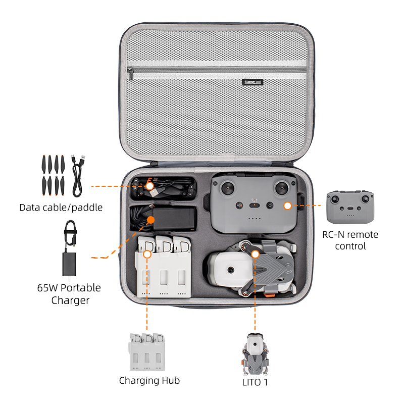 Portable Handheld Bag Nylon St - Drone Dji Rc N3 ulasan dan harga