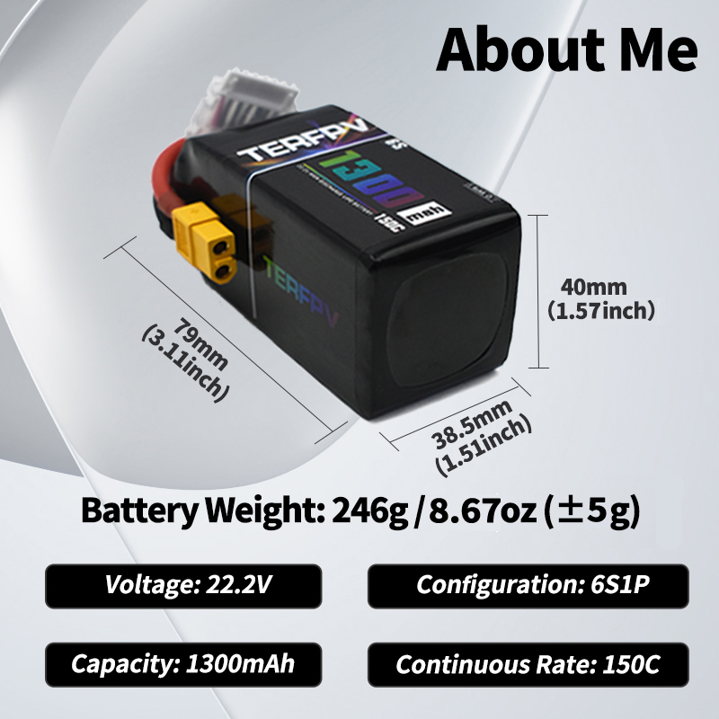 TERFPV Lipo Battery 6S 22.2V 1 - Nano Quad Fpv ulasan dan harga