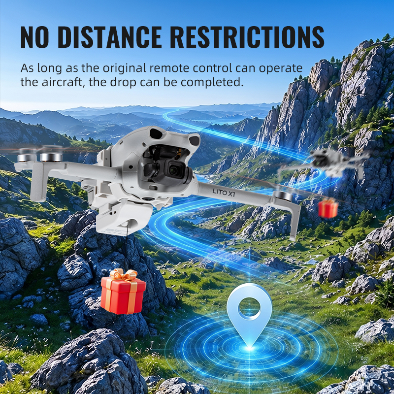 Airdrop System 12KM for DJI Li - Drone Dji Rc N1 ulasan dan harga