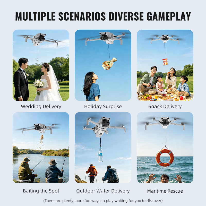 Airdrop System 12KM for DJI Li - Drone Dji Rc N1 ulasan dan harga