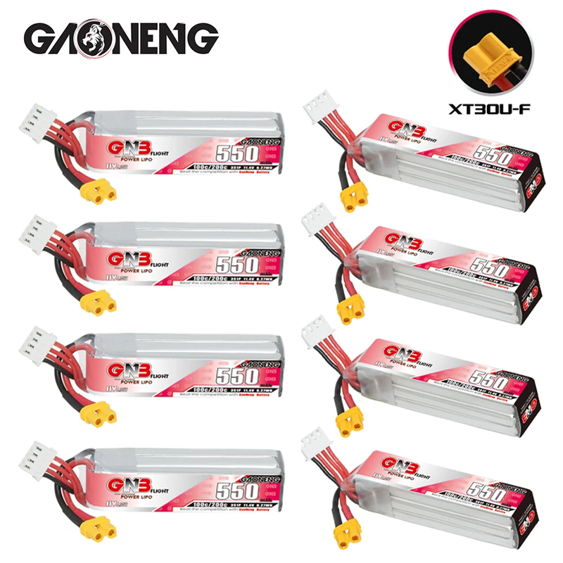 GNB HV 11.4V 550mAh 100C/200C  - Nano Quad Fpv ulasan dan harga