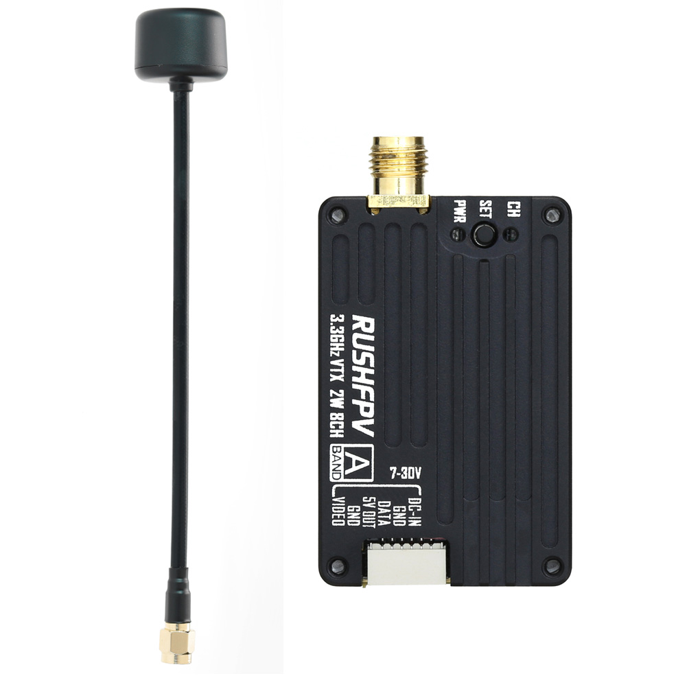 RUSHFPV 3.3G 2W VTX Transmitte - Rc Airplane Drone ulasan dan harga