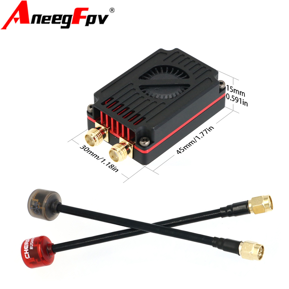RUSHFPV 4.9G 5.8G 2.5W VTX 8+  - Rc Airplane Drone ulasan dan harga