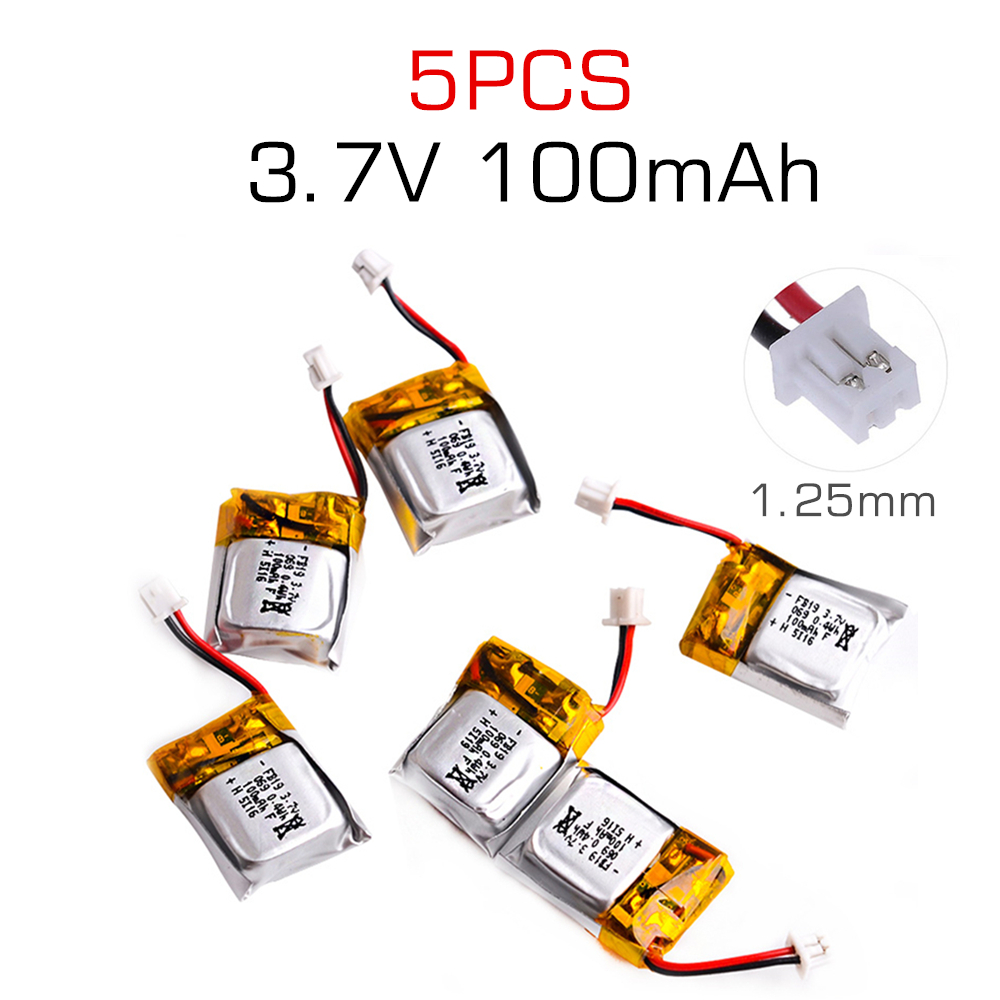 5 pcs 3.7V 100mAh Li-po Batter - Drone Keh Rc K11 Turbo ulasan dan harga