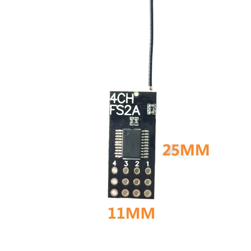 Flysky FS2A Mini Receiver 4CH  - Nano Quad Fpv ulasan dan harga