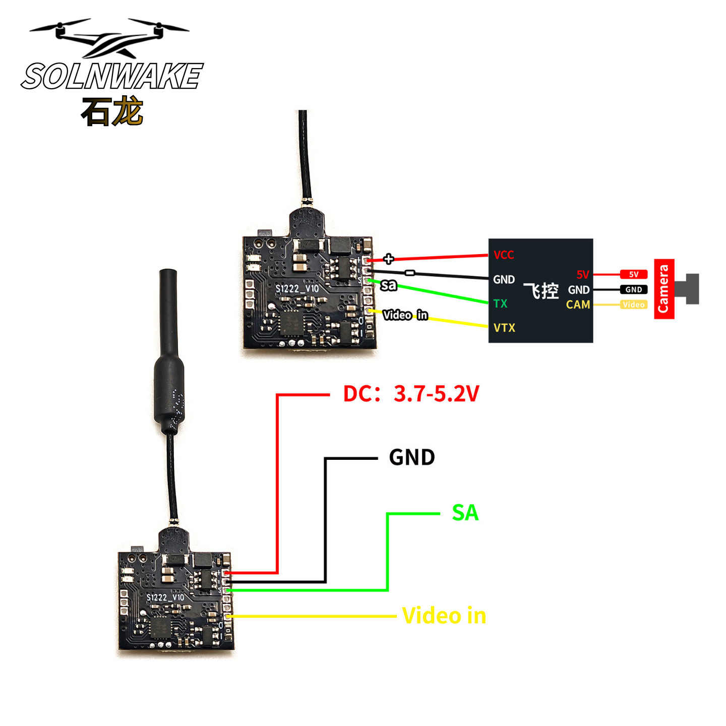 SLONWAKE Nano 5.8G 48CH 200mW  - Rc Airplane Drone ulasan dan harga