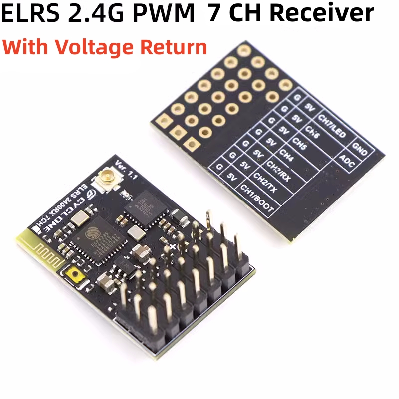 ELRS 2.4G PWM 7CH 6CH CRSF Rec - Nano Quad Fpv ulasan dan harga