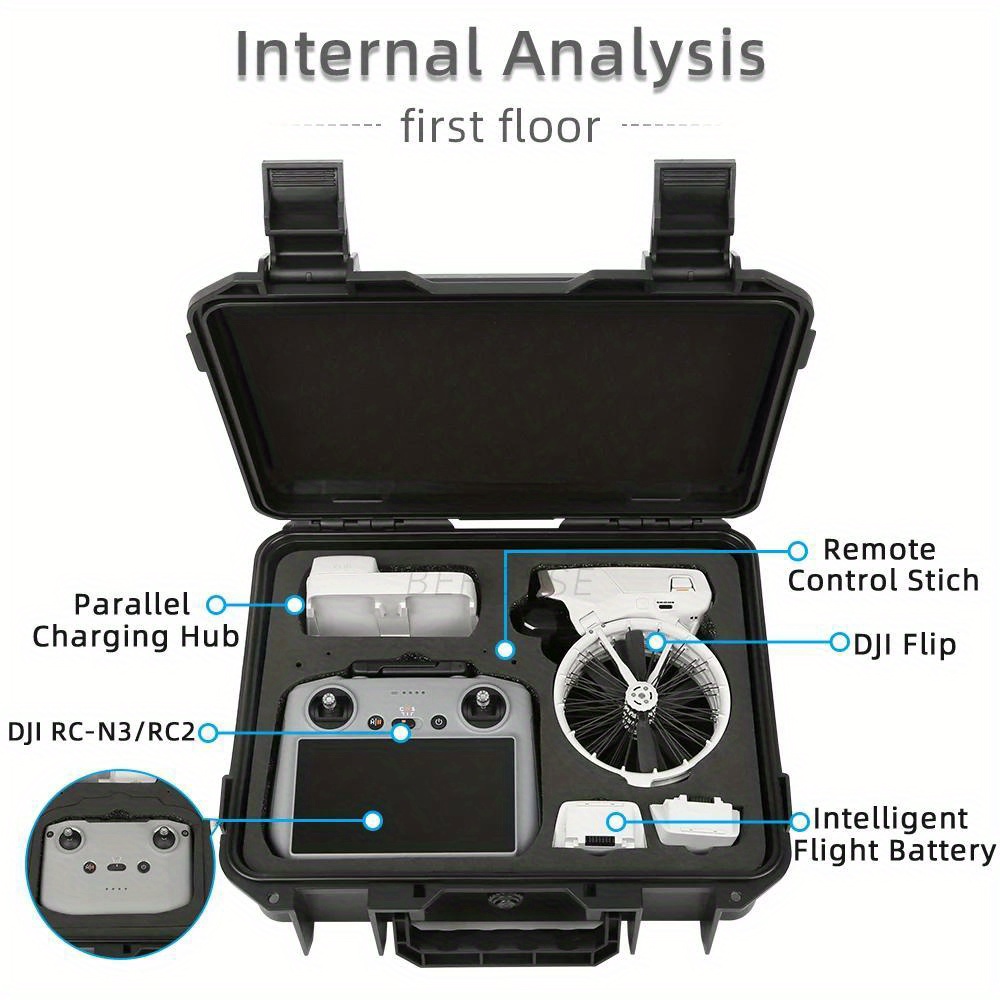 For DJI Flip hard-shell storag - Drone Dji Rc N3 ulasan dan harga