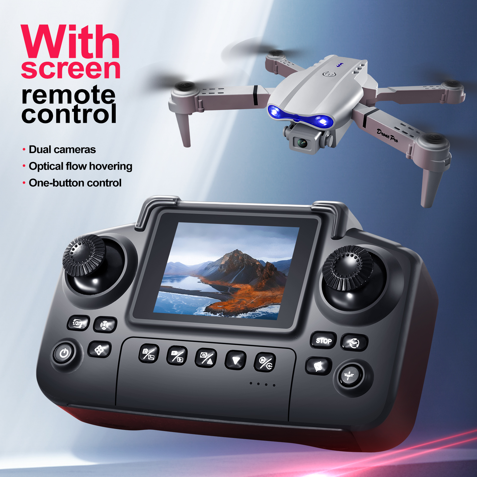 2025 New E88 E99 Upgraded Dron - Drone Rc Cable ulasan dan harga