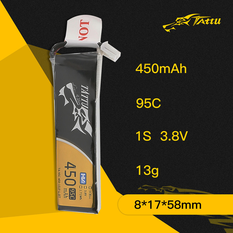 3Pcs NEW TATTU 450/500/550mAh  - Nano Quad Fpv ulasan dan harga