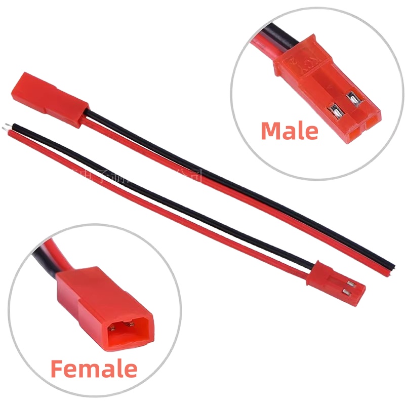 20pcs 10 Pairs JST 2P Connecto - Drone Rc Cable ulasan dan harga