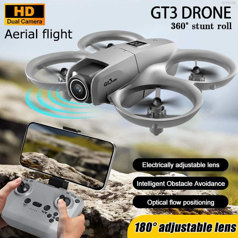 New GT3 Mini RC Drone 8K 5G Ae - Drone Rc Cable ulasan dan harga